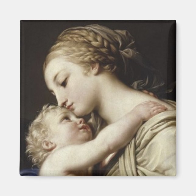 Imán Niño Jesús y María (Frente)