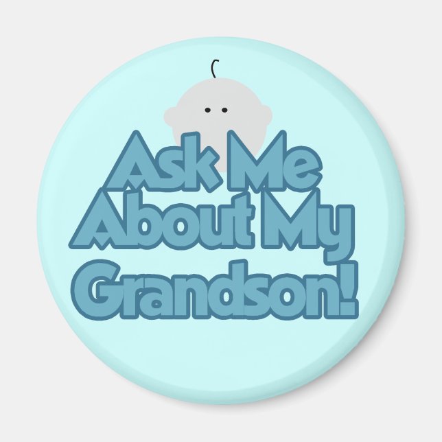 Imán Niño pregunta por mis camisetas y regalos para mi  (Frente)