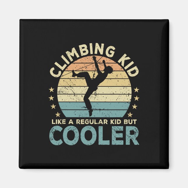 Imán Niño trepador divertido  (Frente)