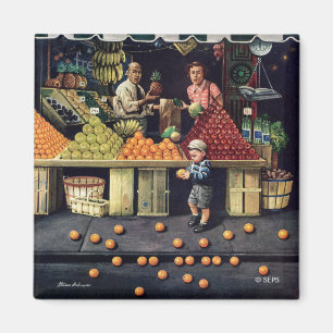 Imán Niño y naranjas