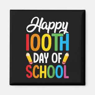 Imán Niños 100 Días De Maestros Niños Chicas Niños 1