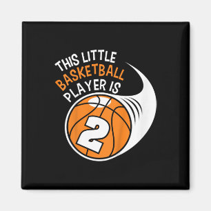 Imán Niños 2º Nacimiento Niños Baloncesto Deporte 2 Año