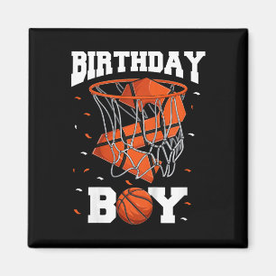 Imán Niños 2do cumpleaños básquetbol niño de dos años