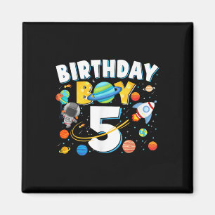 Imán Niños 5 Aniversario Planetas Espaciales Astronauta