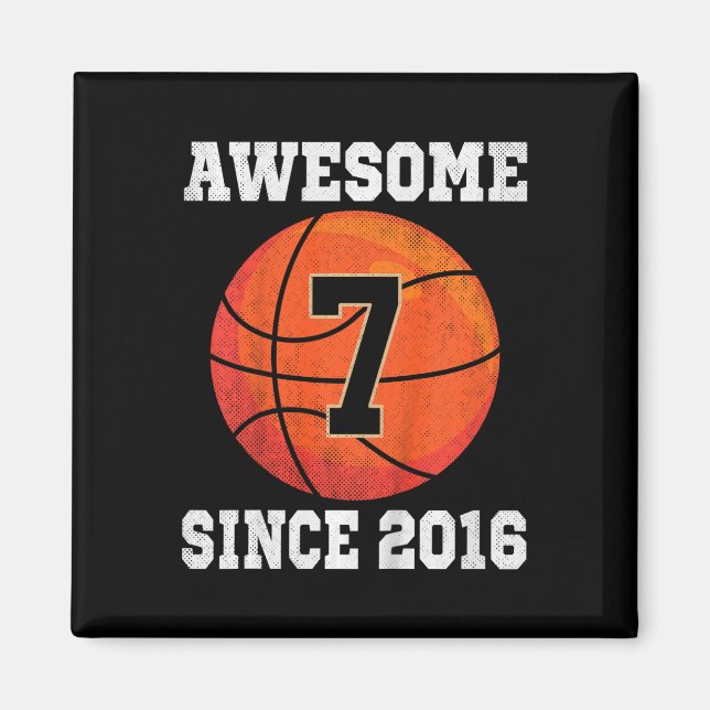 Imán Niños 7 años Vin de 7 años (Frente)