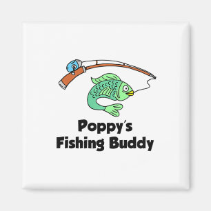 Imán Niños Amigo de Pesca de Poppy Nieto o Nieta