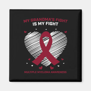 Imán Niños apoyo al cáncer de sangre Abuela Mieloma Múl