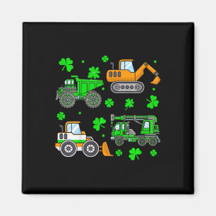 Imán Niños Camión de Construcción Irlandés Grúa Día de