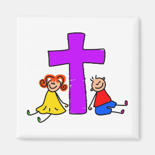 Imán Niños cristianos