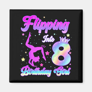 Imán Niños cumpleaños 8 niña gimnasia 8 años Niños 8