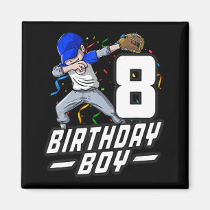 Imán Niños de 8 años Boys de 8 años Béisbol