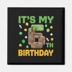 Imán Niños de cumpleaños es mi sexto jugador de cumplea