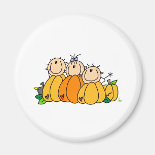 Imán Niños de la calabaza