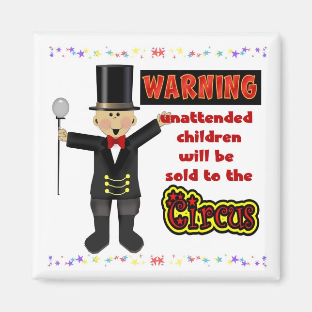 Imán Niños desatendidos (Frente)