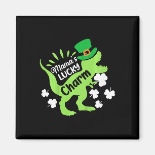 Imán Niños Día de San Patricio Mamá Amuleto de la Suert
