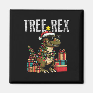 Imán Niños dinosaurio de Navidad árbol Rex Xmas Trex ni