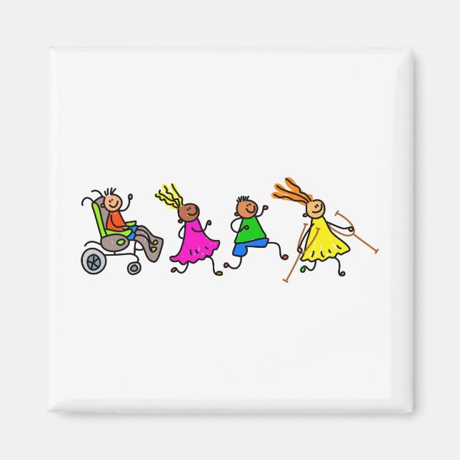 Imán Niños discapacitados (Frente)