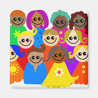 Imán Niños diversos