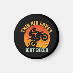 Imán Niños Divertida Moto de Cross