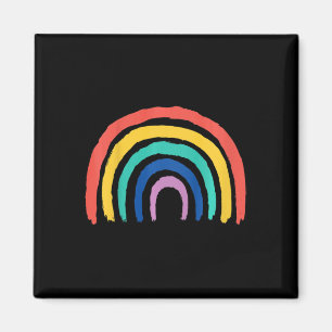 Imán Niños dulces niños diseño arcoiris pintado Chica G