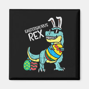 Imán Niños Eastersaurus Rex Pascua Trex Conejo Infantil