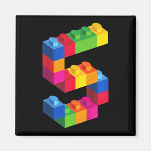 Imán Niños Edificios de 5 años Bloques Ladrillos de Cum