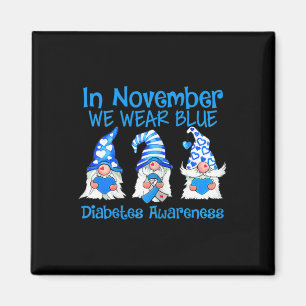 Imán Niños En Noviembre Usamos Gnomas Azules Diabetes T