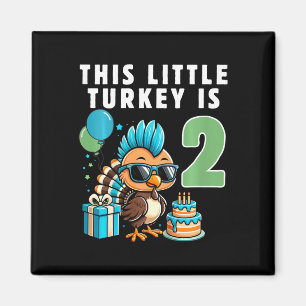 Imán Niños Esta Pequeña Turquía Es Día De Acción De Gra