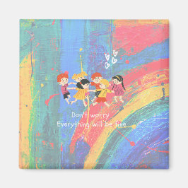 Imán Niños felices