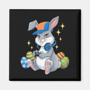 Imán Niños Feliz Día de Pascua Videojuego de huevos con
