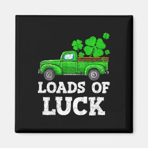 Imán Niños Feliz Día de San Patricio Carro Antiguo Cami