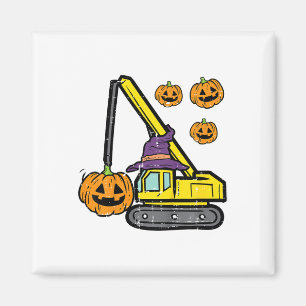Imán Niños Halloween Crane Construcción Crucero Vestido