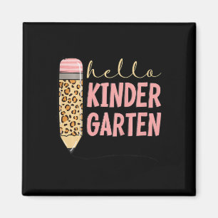 Imán Niños Hola Kinder 1er Día De Kinder Pe