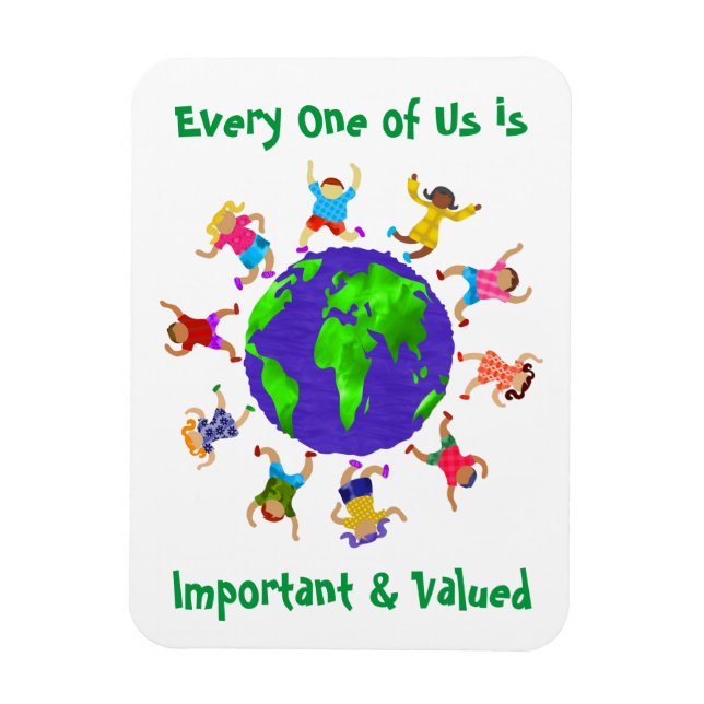 Imán Niños importantes y valiosos (Vertical)