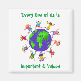 Imán Niños importantes y valiosos