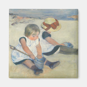 Imán Niños jugando en la playa, 1884