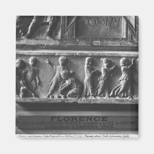 Imán Niños jugando juegos de bolas, fragmento