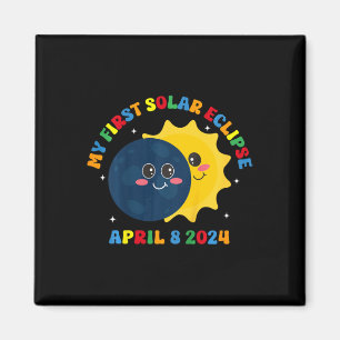 Imán Niños Mi primer eclipse solar total 8 de abril Tod