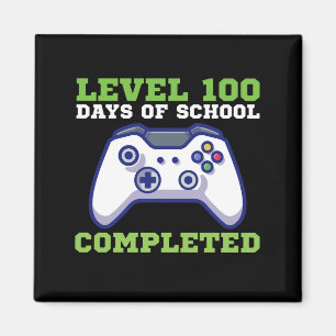 Imán Niños Nivel 100 Días De Escuela Completados 