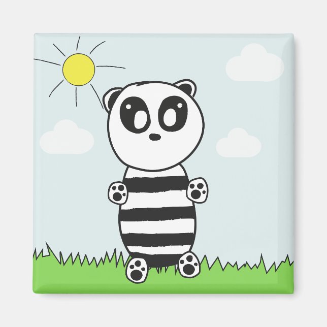 Imán Niños Panda  (Frente)
