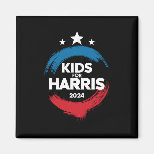 Imán Niños Para Harris Presidente Niños Aman a Kamala H