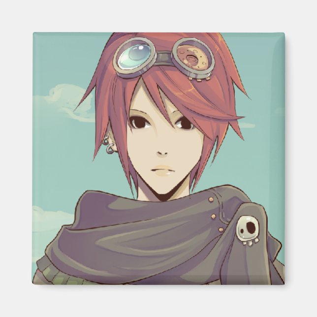 Imán Niños por fábricas (Frente)