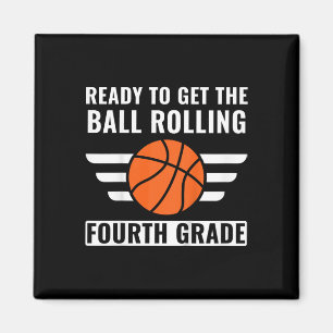 Imán Niños Primer día de 4º curso Niños cuarto grado Ba