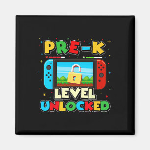 Imán Niños Varones Jugadores De Videojuegos Nivel Pre-k