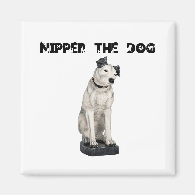 Imán Nipper, La Firma Del Perro RCA (Frente)