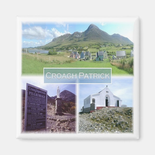 Imán NIR009 CROAGH PATRICK, Irlanda del Norte, Fridge (Frente)