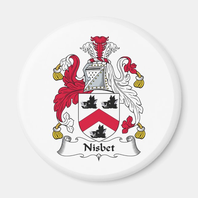Imán Nisbet Family Crest (Frente)