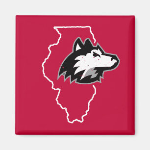 Imán NIU Huskies Estado Love