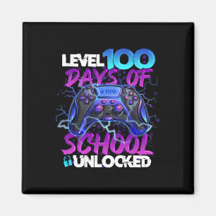 Imán Nivel 100 Días De Escuela Desbloqueado Chica Chico