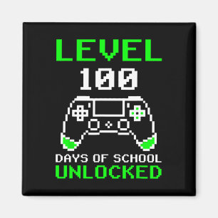 Imán Nivel 100 Días De La Escuela Juego De Video Jugado